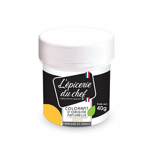 Scrapcooking Colorant alimentaire d'origine naturelle Jaune 40 g