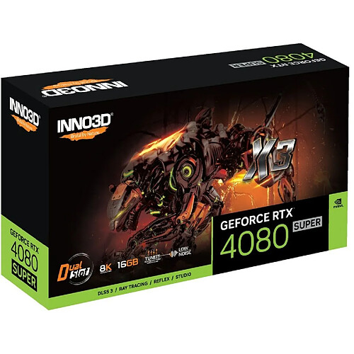 Inno 3D Carte Graphique INNO3D N408S3-166X-18703552 NVIDIA GeForce RTX 4080