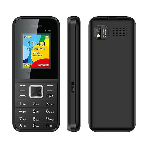 Yonis Téléphone Portable 1.77 Pouces 1800mAh Dual SIM