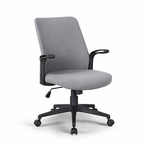 Franchi Chaise de bureau classique Fauteuil ergonomique en tissu réglable Mugello