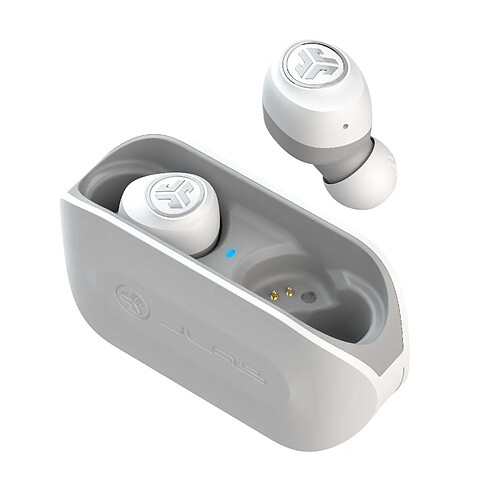 JLAB AUDIO JLab IEUEBGOAIRRWHTGRY82 écouteur/casque Écouteurs Sans fil Ecouteurs Musique USB Type-A Bluetooth Blanc