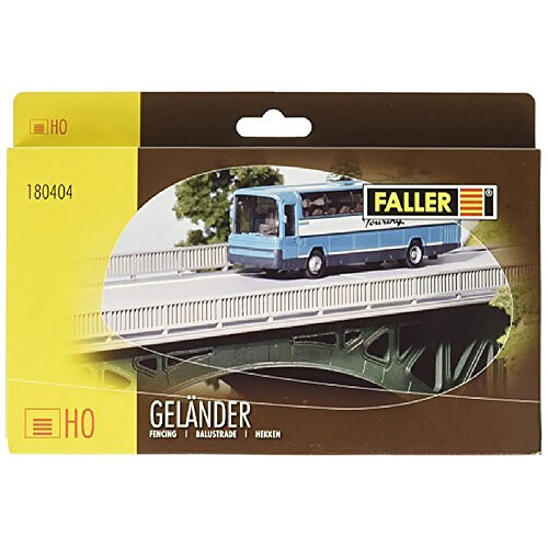 Faller 180404 Fencing 2-Rail with Posts Scenery and Accessories