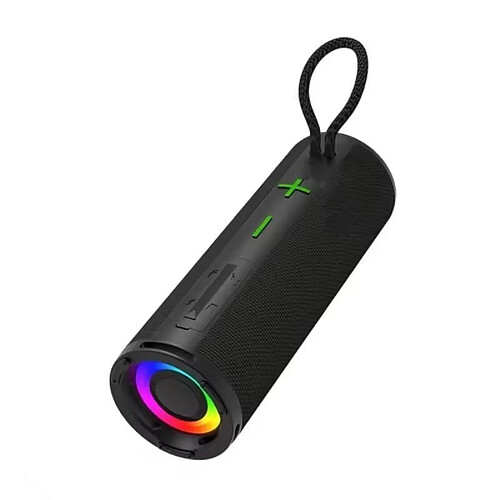 Yonis Enceinte Bluetooth Étanche Rouge Avec LED