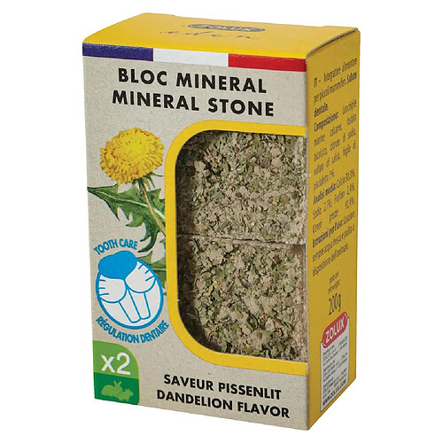 ZOLUX Bloc minéral Eden 200 gr (Lot de 2).