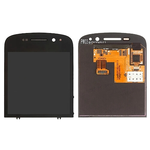 Wewoo Pièce détachée noir pour BlackBerry Q10 pièce détachée écran LCD + tactile Digitizer Assemblée