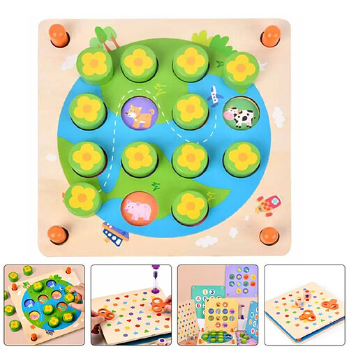 Universal 1 jeu de jouets en bois pour enfants, puzzle de cerveau et de main, éducation des parents