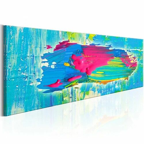 Paris Prix Tableau Imprimé Blue Island 40 x 120 cm