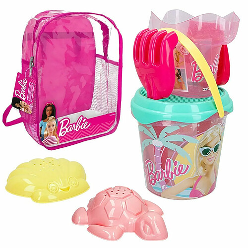 Set de jouets de plage Barbie 7 Pièces 18 x 16 x 18 cm