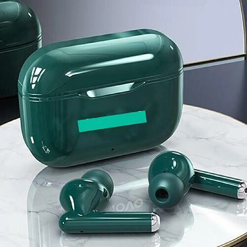 Justgreenbox Casque HIFI à réduction de bruit avec micro et Bluetooth, Vert