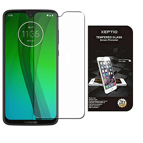 Xeptio Motorola Moto G7 PLUS (G7+) verre trempé protection écran vitre