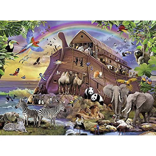 Ravensburger - 100385 - Puzzle "Voyage À Bord De L'arche" 150 Pièces