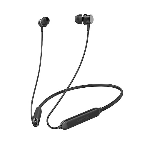 Lenovo HE15 Auricolari Cuffie Wireless In Ear Neckband Headphones Microfono Nero