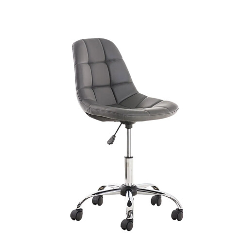 Non Chaise de bureau en simili cuir Emil