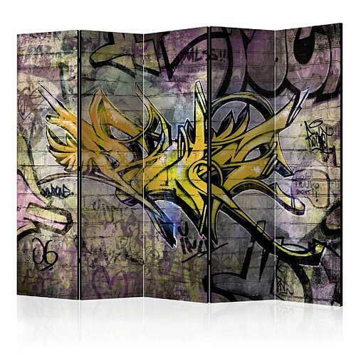 Paris Prix Paravent 5 Volets Stunning Graffiti 172x225cm