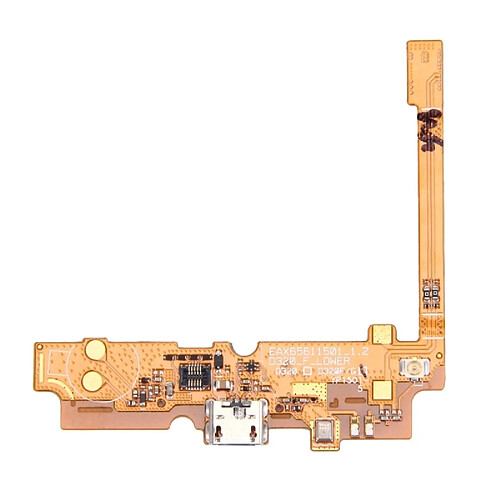 Wewoo Pour LG Optimus L70 / D321 / D325 / MS323 pièce détachée Connecteur de charge USB Port Câble flexible Flex Cable et microphone Flex Remplacement