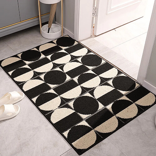 LUUCOZK Tapis de porte d'entrée antidérapants pour entrée intérieure - Motif 2-60x90cm