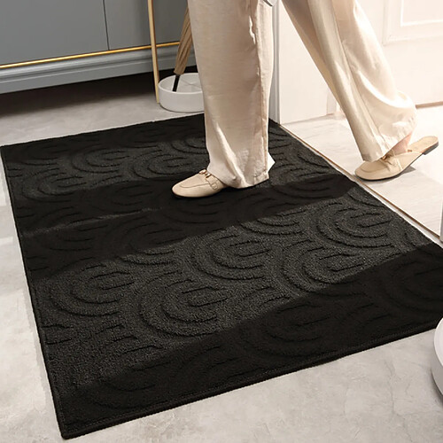 LUUCOZK Tapis de porte d'entrée antidérapants pour entrée intérieure - Motif 2-60x90cm