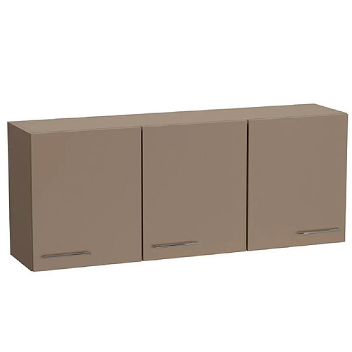 Inside 75 Elément meuble pont 3 portes SMART largeur 150 cm coloris taupe mat