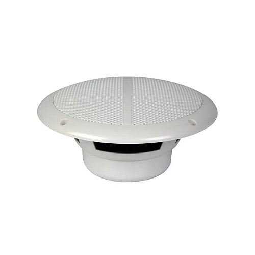 Perel Jeu de 2 haut-parleurs coniques 6.5 avec grilles & resistant a l'eau 120w / 8 ohm (1 paire)