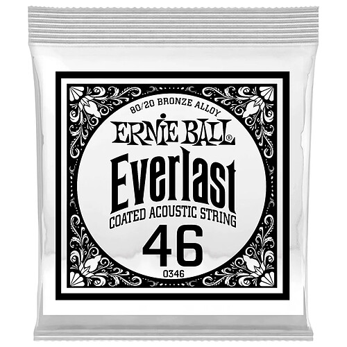 10346 Everlast Coated 80/20 Bronze 46 Ernie Ball