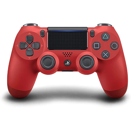 Chrono Sony Manette PlayStation 4 officielle, DUALSHOCK 4, Sans fil, Batterie rechargeable, Bluetooth-Rouge