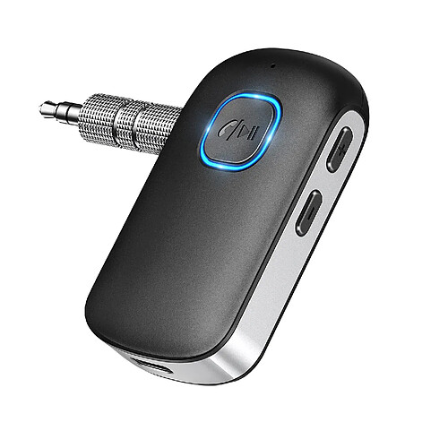 Récepteur Audio Bluetooth Voiture Kit Mains Libres Boutons Contrôle LinQ Noir