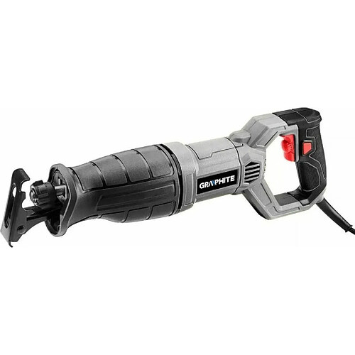 GRAPHITE Scie sabre professionnelle Scie sabre extrêmement compacte et maniable pour couper avec précision le bois, le métal et d'autres matériaux de dureté différente - 350 W-900 W