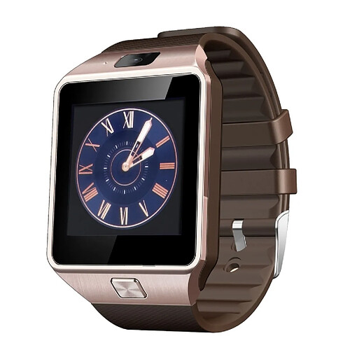 Wewoo Montre conectée or 2G Smartwatch Téléphone, Anti perte / Podomètre / Moniteur de Sommeil, MTK6260A 533 MHz, Bluetooth / Appareil photo