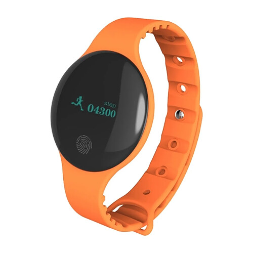 Wewoo Bracelet connecté Smartwatch intelligent Bluetooth 4.0 écran OLED de 0,66 pouce, support podomètre / rappel d'appel / suivi du sommeil / fonction tactile, compatible avec le système iOS & Android Orange