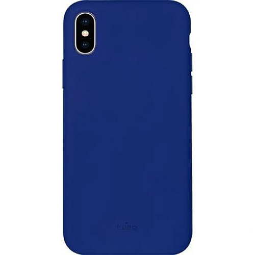 PURO Coque pour iPhone XS Max Icon Semi-rigide Bleu