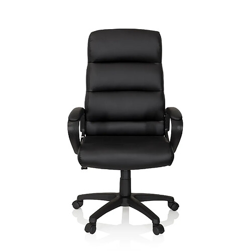 Chaise de bureau / Fauteuil pivotant FUTURA 100 Similicuir Noir hjh OFFICE