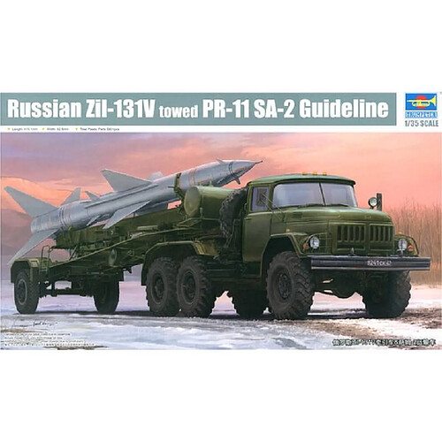 Trumpeter Maquette Camion Russian Zil-131v Towed Pr-11 Sa-2 Guideline