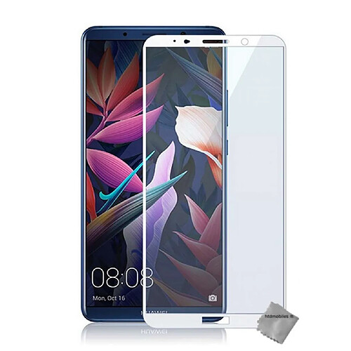 Htdmobiles Film de protection vitre verre trempe incurve integral pour Huawei Mate 10 Pro - BLANC