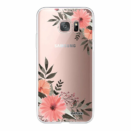 Evetane Coque Samsung Galaxy S7 Edge 360 intégrale avant arrière transparente