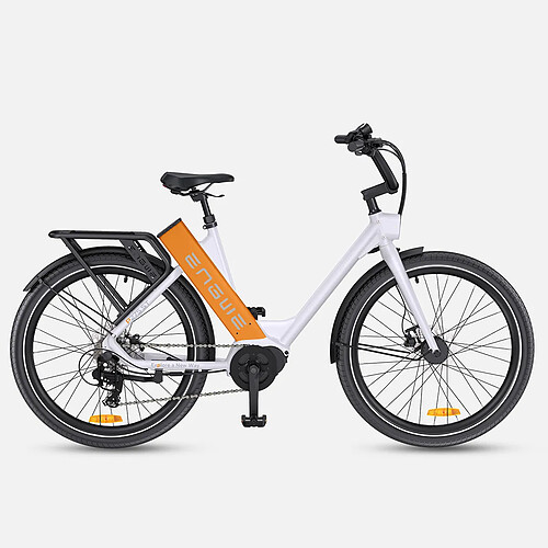 Engwe P275 ST 27.5" Vélo électrique 250W Mid-drive Motor City E-bike Batterie Samsung 19,2 Ah - Orange