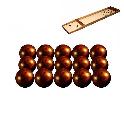 Set de 15 boules - Palissandre - Billard Japonais