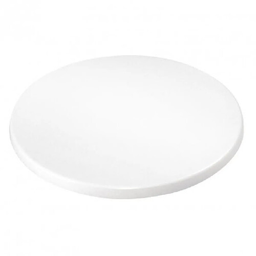 Materiel Chr Pro Plateau de Table Rond Blanc Bolero 800 mm - Blanc 800(Ø)mm