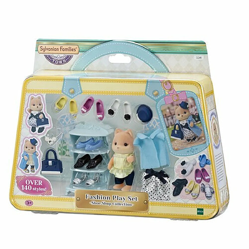 Ludendo La valisette de mode et grande sœur chien caramel - Sylvanian Families