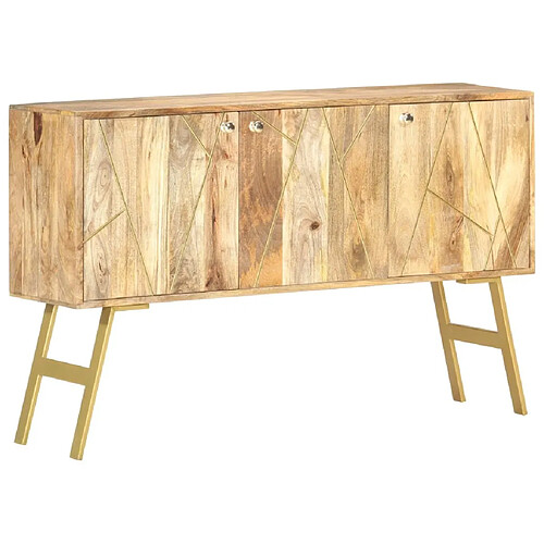 Maison Chic Buffet,Meuble de Rangement,commode pour salon,Cuisine 118x30x75 cm Bois de manguier massif -MN90525