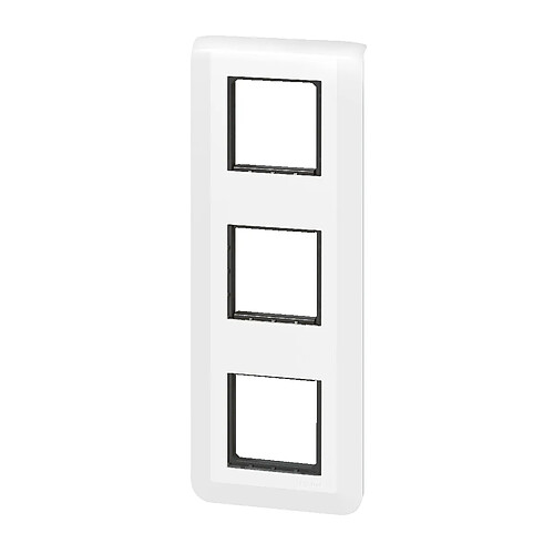 Legrand Plaque de finition avec support pour 3x2 modules montage vertical Mosaic - Blanc