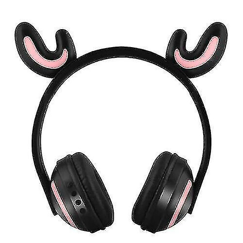 Universal ZW-19 sans fil bluetooth lumineux cerf corne casque avec