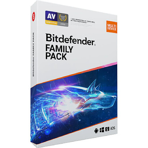 Bitdefender Family Pack 2021 - Licence 2 ans - 15 appareils