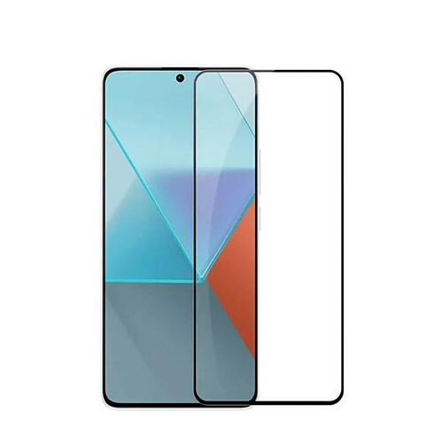 Verre Trempé de la Étui Complète 5D Phonecare pour Xiaomi Poco X6 Pro 5G - Transperent/Noir