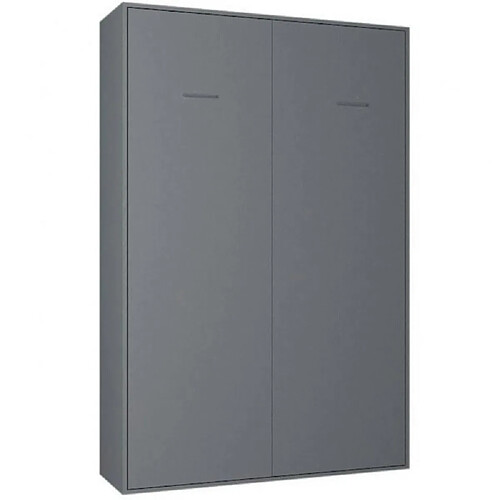 Inside 75 Armoire lit escamotable SMART-V2 gris graphite mat couchage 140*200 cm.