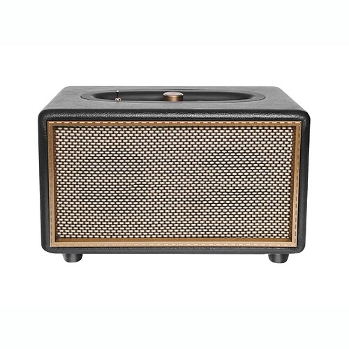 Yonis Enceinte Bluetooth Rétro Luxueuse 40W Son Hifi et Autonomie Longue Durée