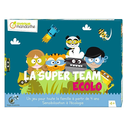 Avenue Mandarine Jeux de plateau - La super Team Ecolo