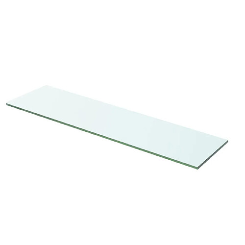 Helloshop26 Panneau pour étagère verre transparent 60 x 12 cm 2702187/2