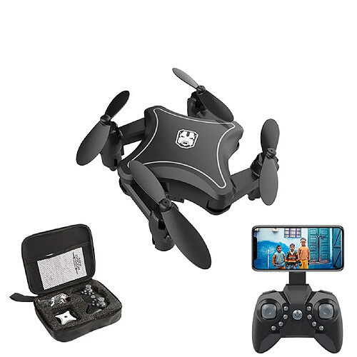 KY902 Mini Drone Avec 4K HD caméra pliant Drone Quadcopter cadeau de Noël Jouet Noir