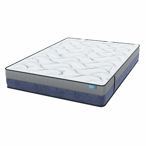 Matelas HR Viscogel Excellence Titanium 140X190 28 cm Double Face Indépendance des Lits Fermeté Haute Dream Confort