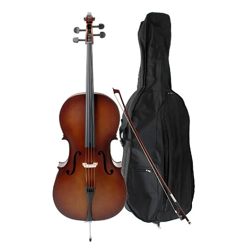 Classic Cantabile Violoncelle étudiant 3/4 SET y compris archet et poche